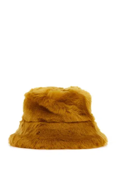 Dries Van Noten Ecopelliccia Bucket In Yellow