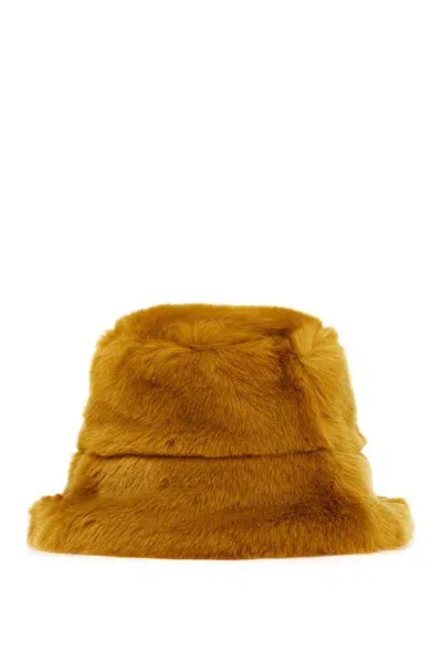 Dries Van Noten Furry Bucket Hat In Brown