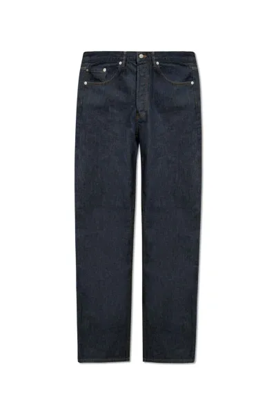 Dries Van Noten Jeans With Straight Legs In Blue