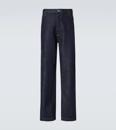 Dries Van Noten Mid-rise Straight Jeans In Indigo