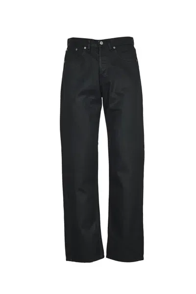 Dries Van Noten Panthero Straight Leg Jeans In Black