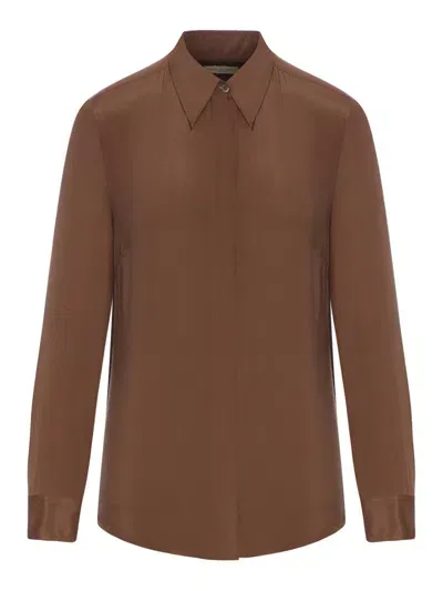 Dries Van Noten Shirt Chowy In Brown