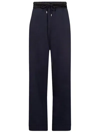 Dries Van Noten Side Stripe Track Pants In Navy