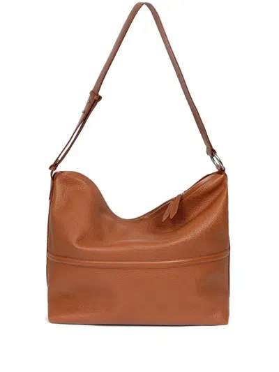 Dries Van Noten Slouchy Leather Tote Bag In Brown