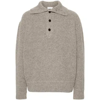 Dries Van Noten Sweaters In 813 Grey Melange