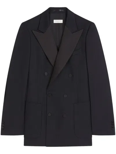 Dries Van Noten Wool Blazer In Black