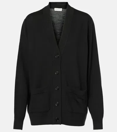 Dries Van Noten Wool Cardigan In Black