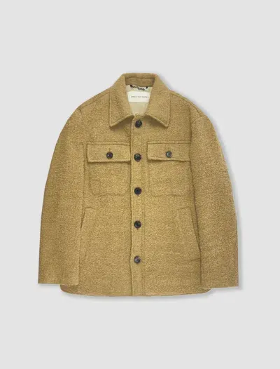 Dries Van Noten Wool Jacket In Camel