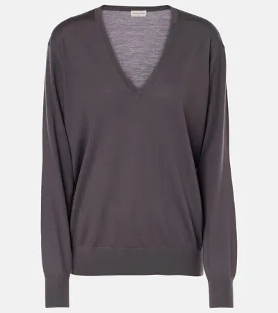 Dries Van Noten Wool Sweater In Grey