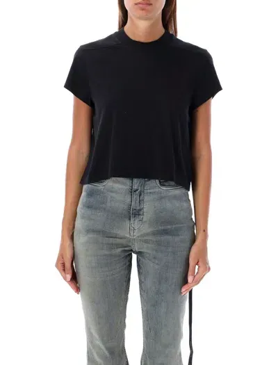 Drkshdw Cropped Small Level T-shirt In Black