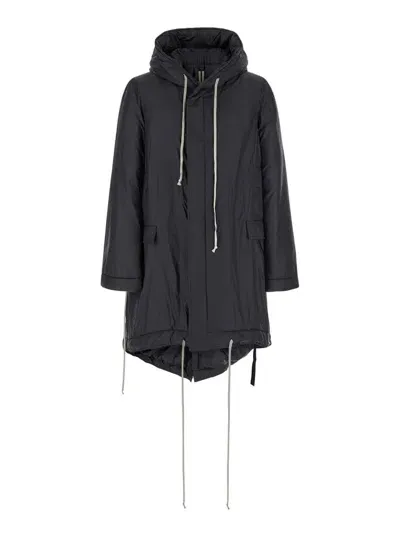 Drkshdw Fishtail Parka In Black