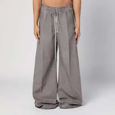 Drkshdw Geth Belas Grey Cotton Trousers In Beige