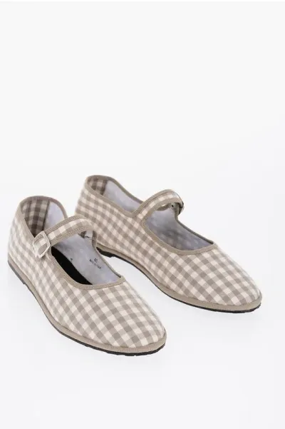 Drogheria Crivellini Checked Cotton Furlane In Gray