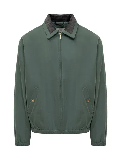 Drôle De Monsieur La Veste Jacket In Green