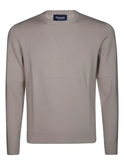 Drumhor Maglia Girocollo Merino 7 In Beige