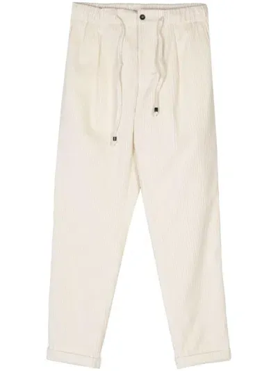 Drumohr Tapered Trousers In White