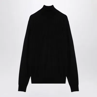 Drumohr Turtleneck Sweater In Blue