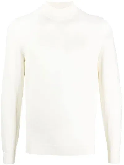 Drumohr Turtleneck Sweater Modern Clothing In White