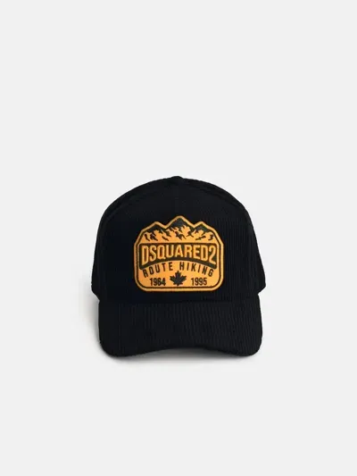 Dsquared2 Kids' Black Cotton Cap