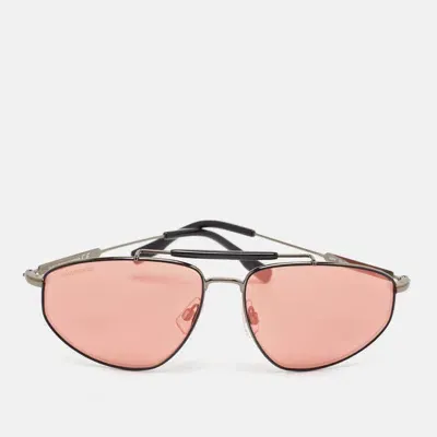 Pre-owned Dsquared2 Bronze/black Dq0354 Jeff Aviator Sunglasses In Brown