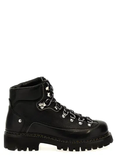 Dsquared2 Canadian Boots In Nero