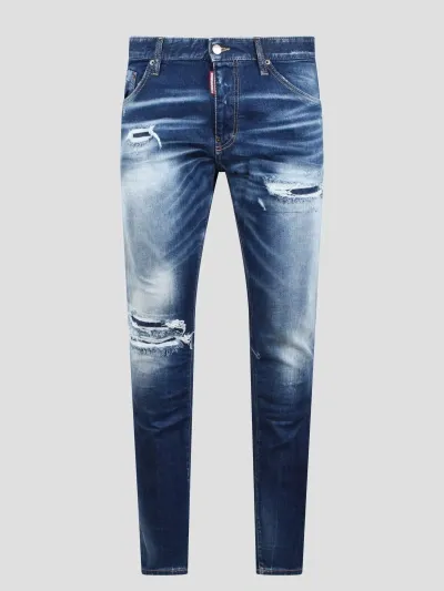 Dsquared2 Cool Guy Destroyed Denim Jeans In Blue