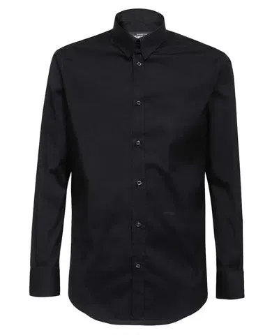 Dsquared2 Cotton Shirt In Black