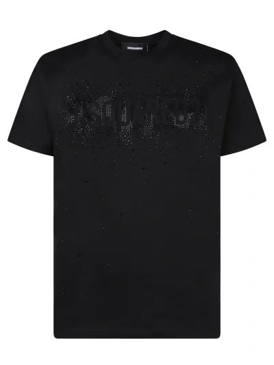 Dsquared2 Crystal Cool Fit Black T-shirt