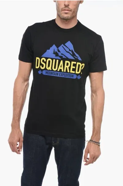 Dsquared2 Crew-neck T-shirt In Black