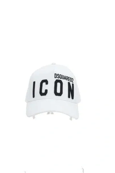 Dsquared2 Hats In White