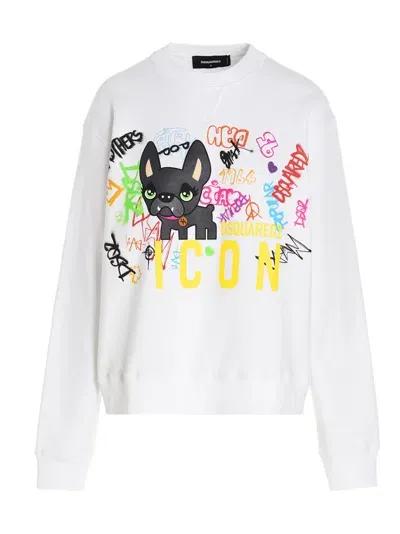 Dsquared2 Icon Ciro Sweatshirt White