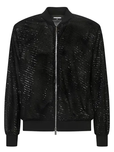 Dsquared2 Jackets In Black