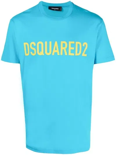 Dsquared2 Logo-print T-shirt In Blue