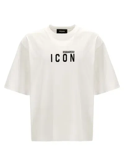 Dsquared2 Logo Print T-shirt In White