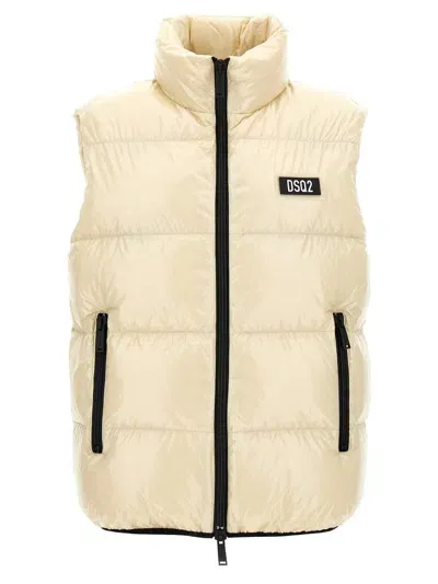 Dsquared2 Logo Vest In White