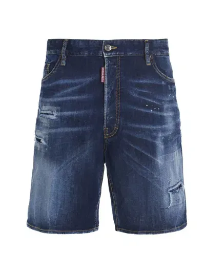 Dsquared2 Marine Bermuda Shorts In Blue