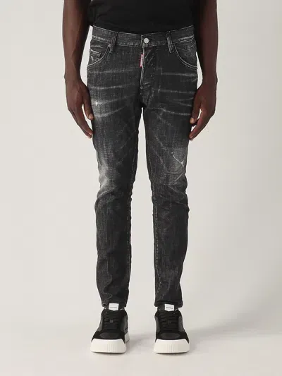 Dsquared2 Black Cool Guy Jeans In Nero