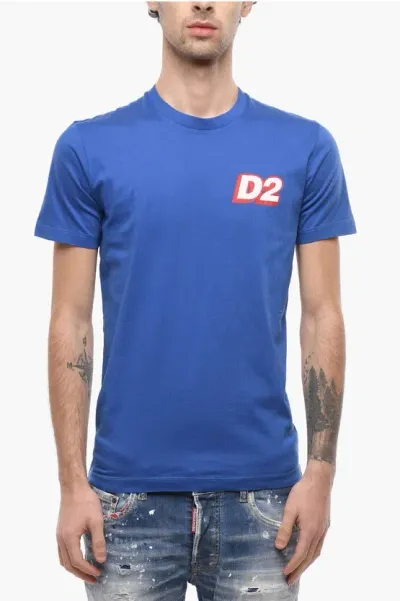 Dsquared2 Man T-shirt Blue Size Xxl Cotton