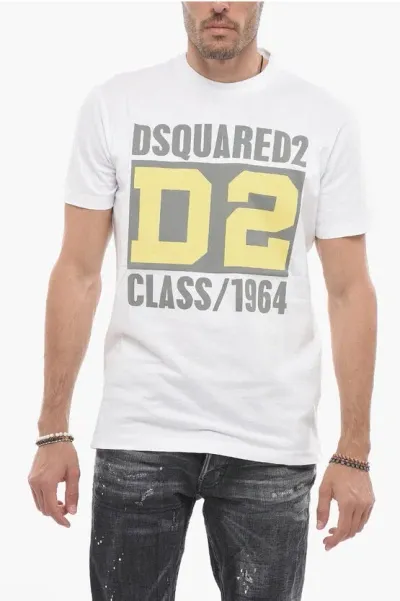 Dsquared2 Printed Cool Fit T-shirt In White