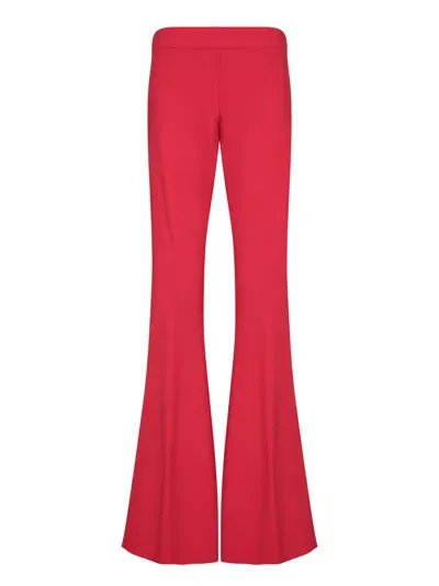 Dsquared2 Red Cady Flare Pants