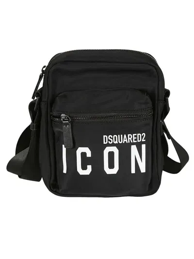 Dsquared2 Shoulder Bags In Black