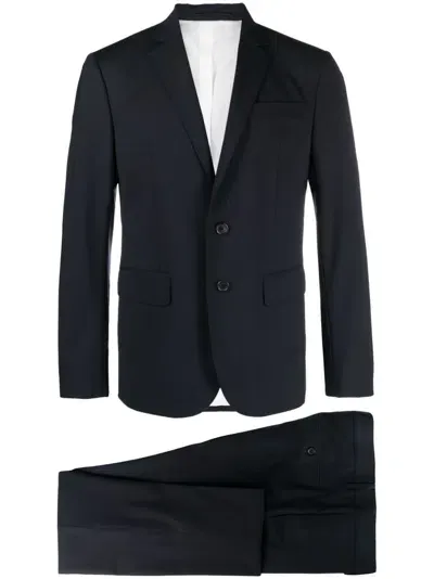 Dsquared2 Single-breasted Two-piece Suit In Blue