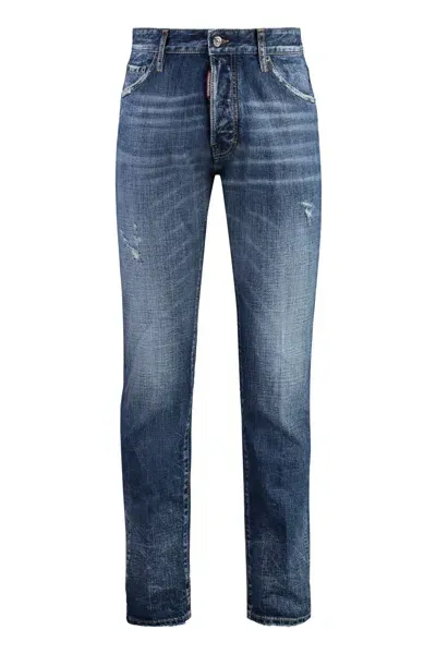 Dsquared2 Slim Fit Jeans In Navy