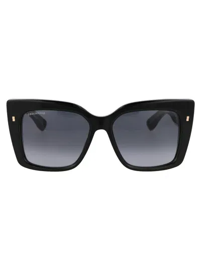 Dsquared2 D2 0017/s Sunglasses In 2m29o Black Gold