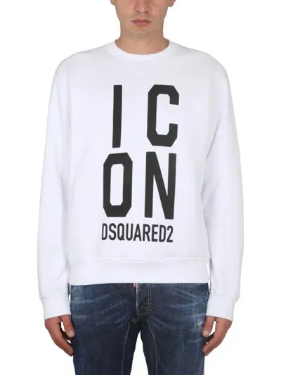 Dsquared2 Sweatshirt In White