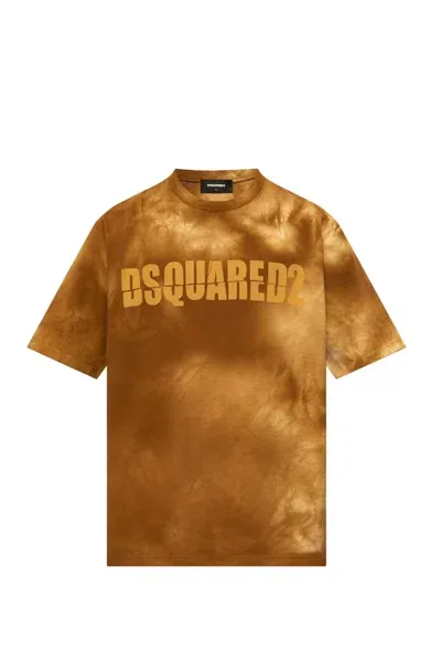 Dsquared2 T-shirt In Brown