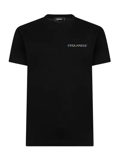 Dsquared2 Logo-print Cotton T-shirt In Black