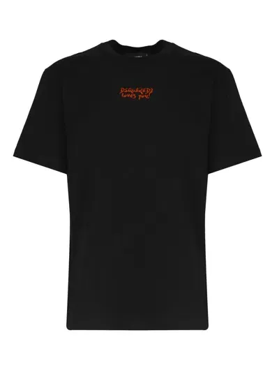 Dsquared2 T-shirts And Polos In Negro