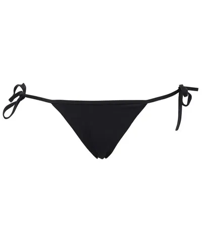 Dsquared2 Logo-print Bikini Bottom In Black