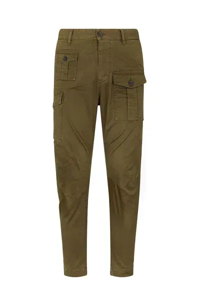 Dsquared2 Trousers In Green